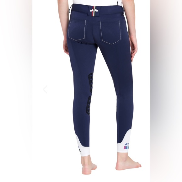 Equine Couture knee patch breeches horse jodhpurs equine horseback riding tack - Picture 4 of 4